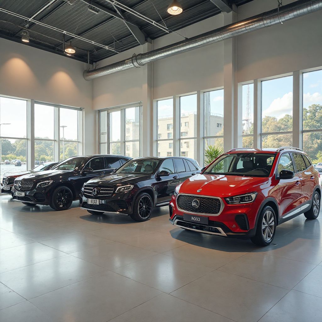 Zona de entrega de vehículos