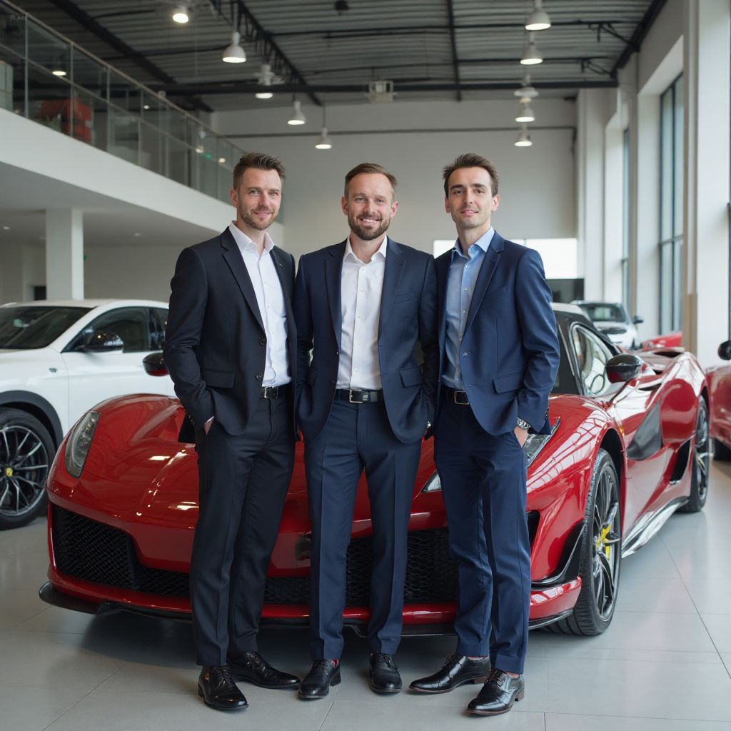 Equipo de AutoVenta en concesionario